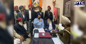 Bikram Singh Majithia Mehta Chowk police station Elders With Bullying Accused On Police officer