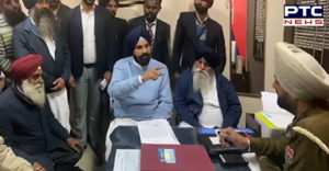 Bikram Singh Majithia Mehta Chowk police station Elders With Bullying Accused On Police officer