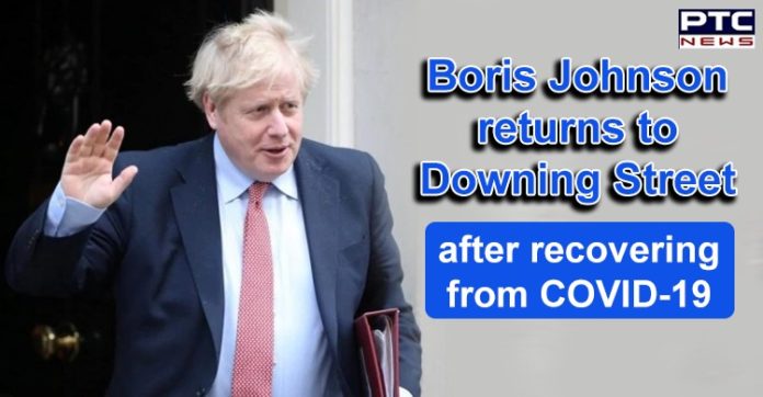 Coronavirus UK Boris Johnson Recovered and Returns to 10 Downing Street Coronavirus UK Boris Johnson Recovered and Returns to 10 Downing Street