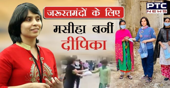 Deepika Deshwal helping needy amid coronavirus crisis Deepika Deshwal helping needy amid coronavirus crisis