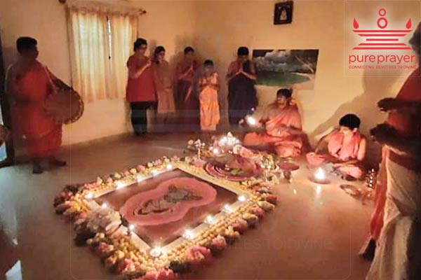 Perform Durgadeepa Namaskara Puja in your homes with best Vedic Pandits and Pujaris from Pureprayer