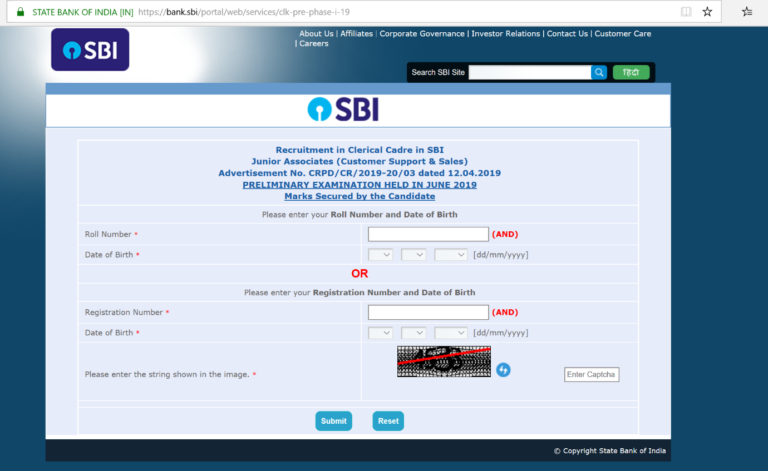 RACE Institute sbi result check
