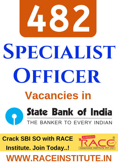 SBI SPECIALIST OFFICER RECRUITMENT 2019 - COMPLETE DETAILS - BEST SBI SO EXAM COACHING INSTITUTE - RACE BANK COACHING SBI SPECIALIST OFFICER RECRUITMENT 2019 - COMPLETE DETAILS - BEST SBI SO EXAM COACHING INSTITUTE - RACE BANK COACHING