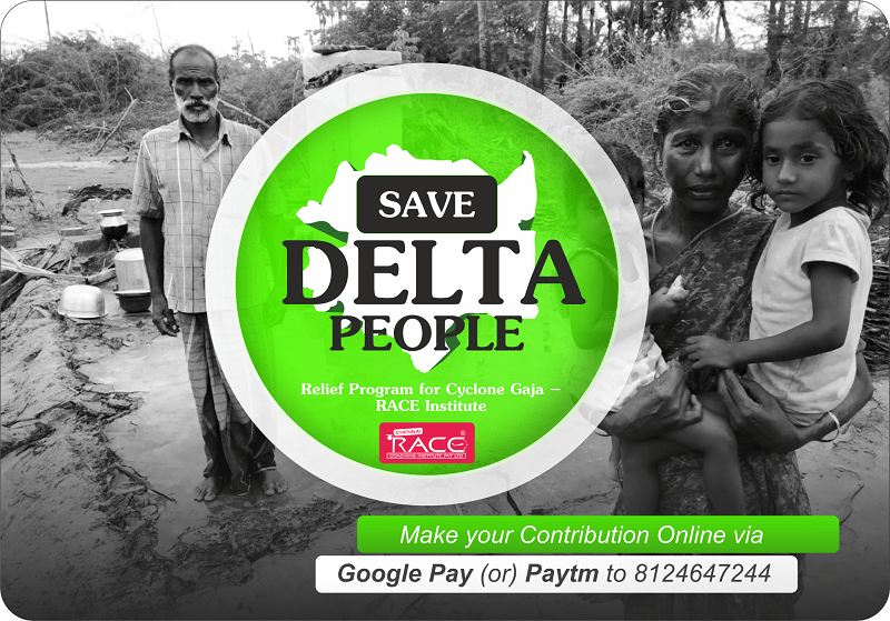 Relief Program for Cyclone Gaja – RACE Institute- save delta