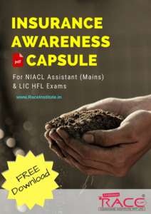 Insurance Capsule for LIC HFL & NIACL Assistant Mains 2018