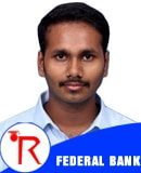 Karthik C V Federal Bank 2017 Officers from Chennai RACE Institute - Successful students