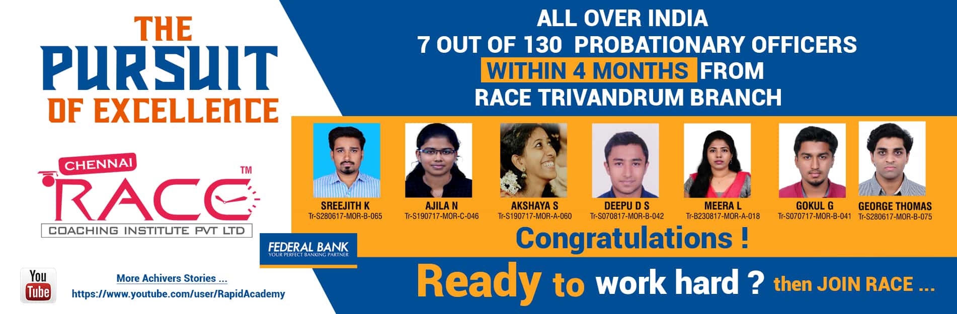 Race Institute trivandrum branch