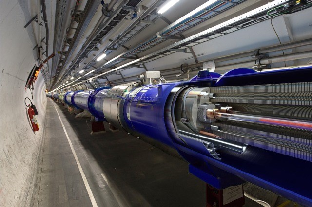 The Large hadron Collider at the CERN (Image courtesy: CERN)