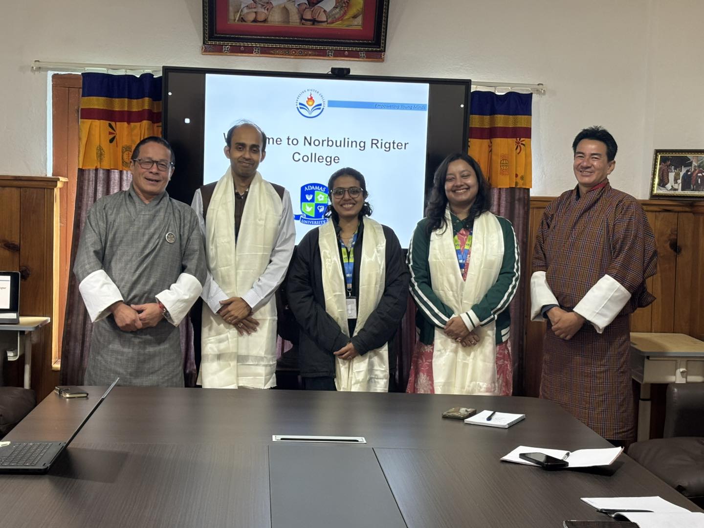 Completion of the Reciprocal Faculty Exchange Program – Classroom Teaching and Learning Experience at Norbuling Rigter College, Royal University of Bhutan