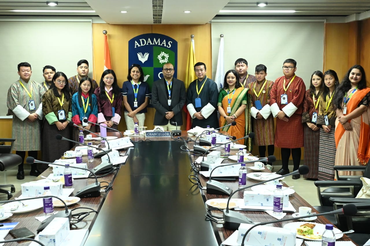 Adamas University Hosts Bhutan Delegation under 2nd Reciprocal International Cultural Immersion Programme