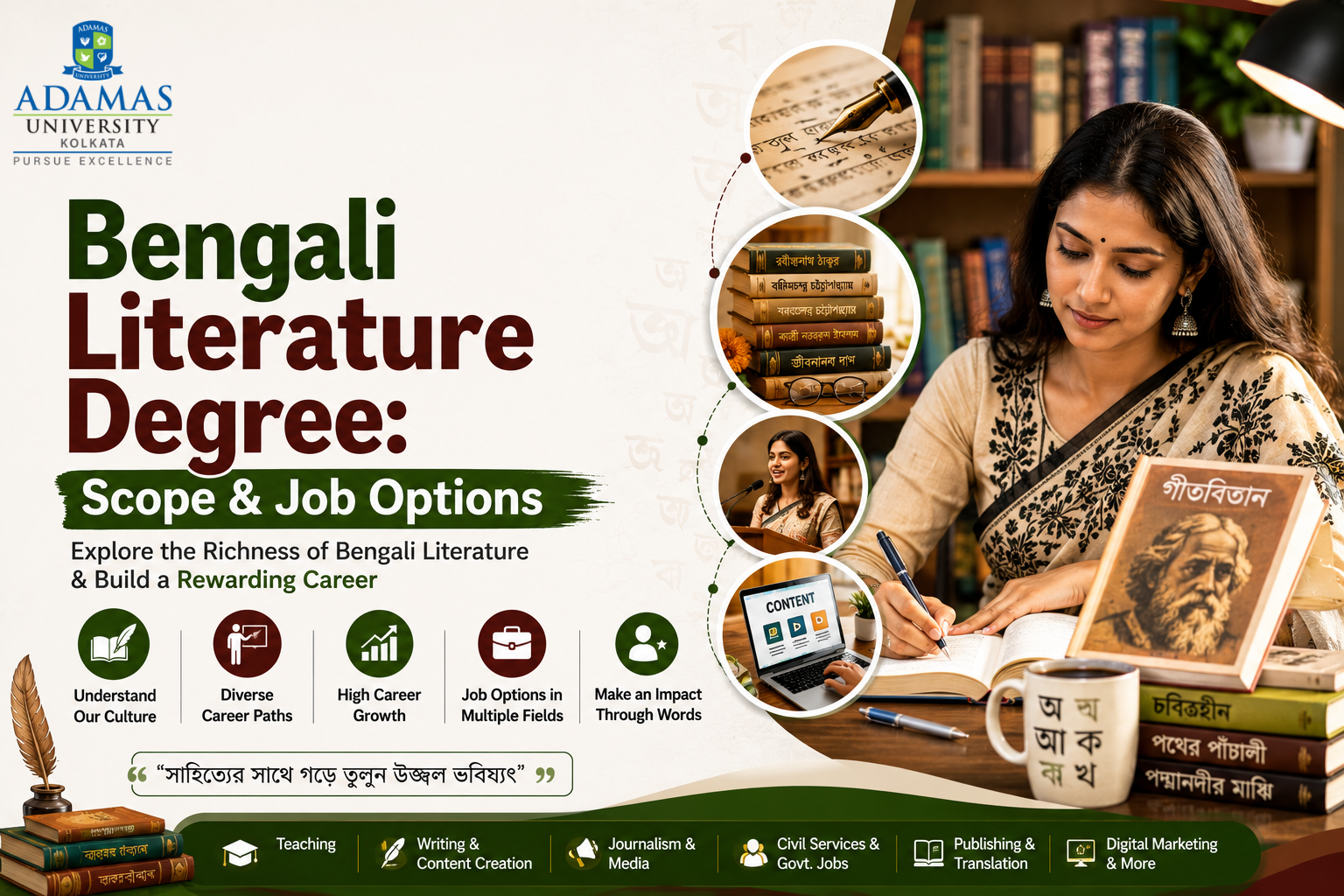 Bengali Literature Degree: Scope & Job Options