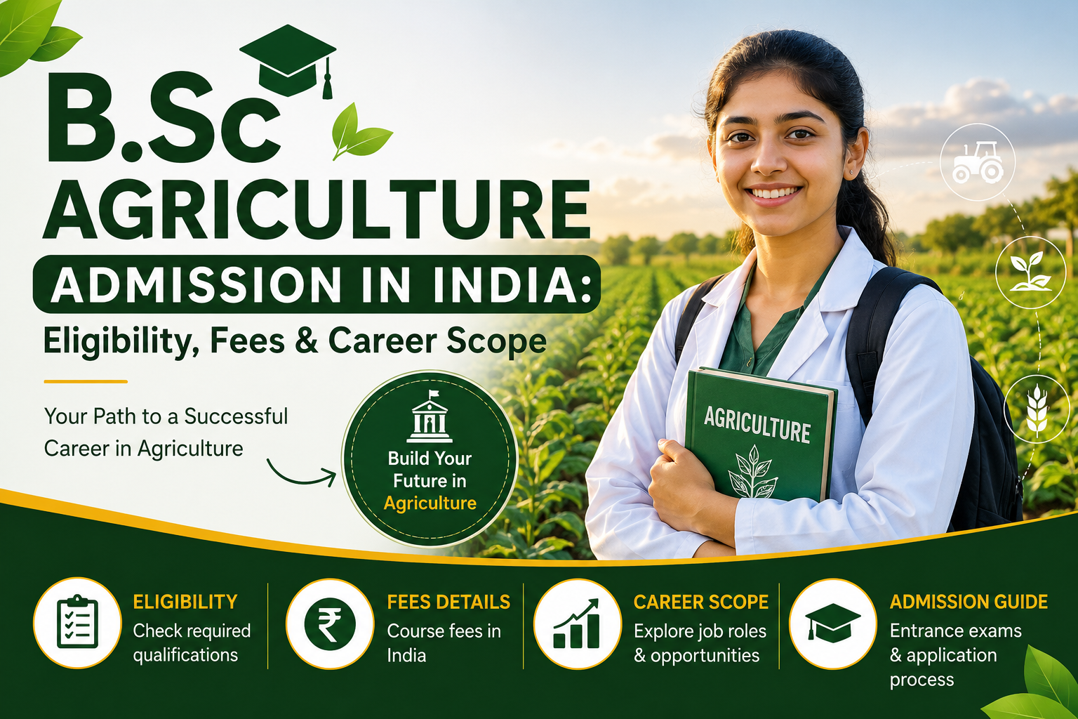 B.Sc Agriculture Admission in India
