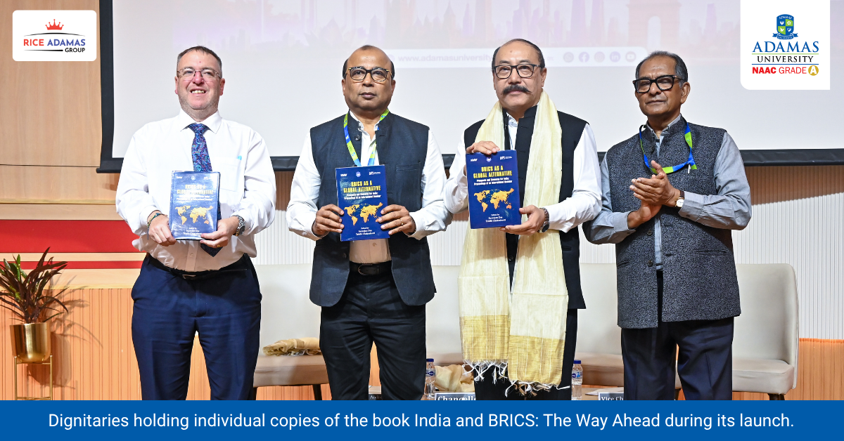 Adamas University Hosts Special Lecture on “India and BRICS: The Way Ahead”