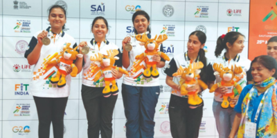 Shooting Team Women (Gold) Khelo India University Games