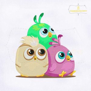 Baby Angry Birds Hatchling Embroidery Design