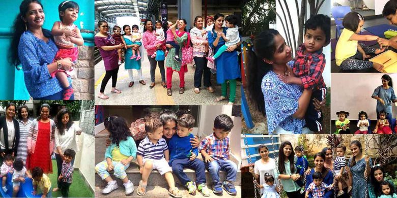 नन्हे बच्चों का स्कूल की ओर पहला कदम