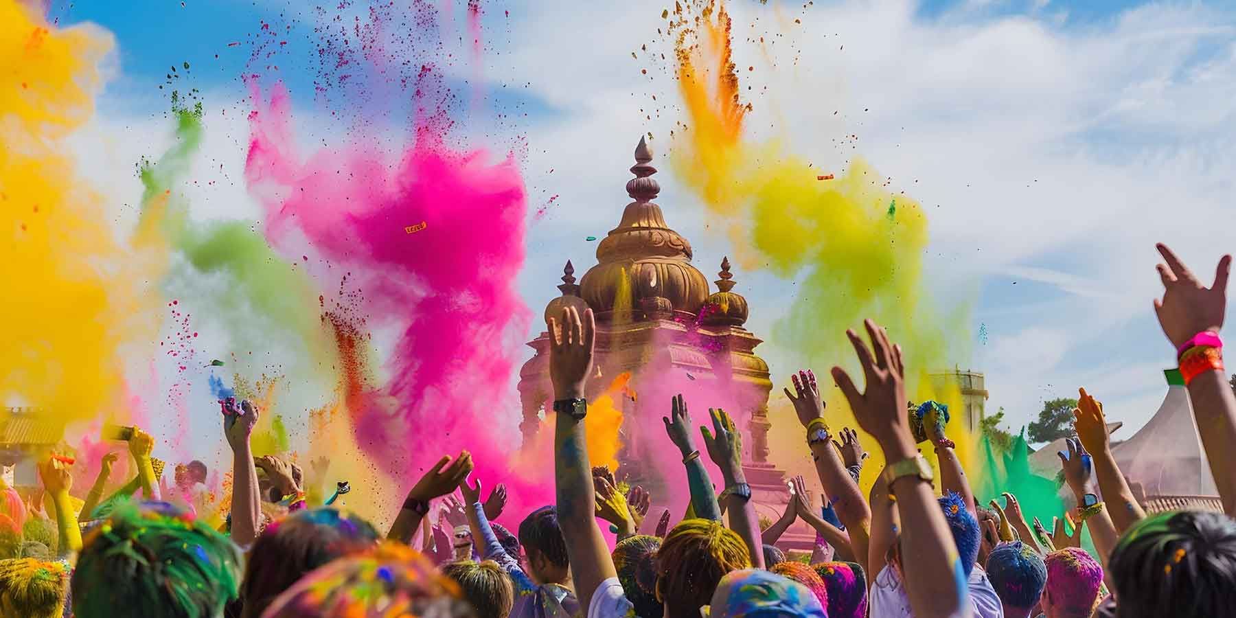Shiva aur Vishnu ke liye Holi