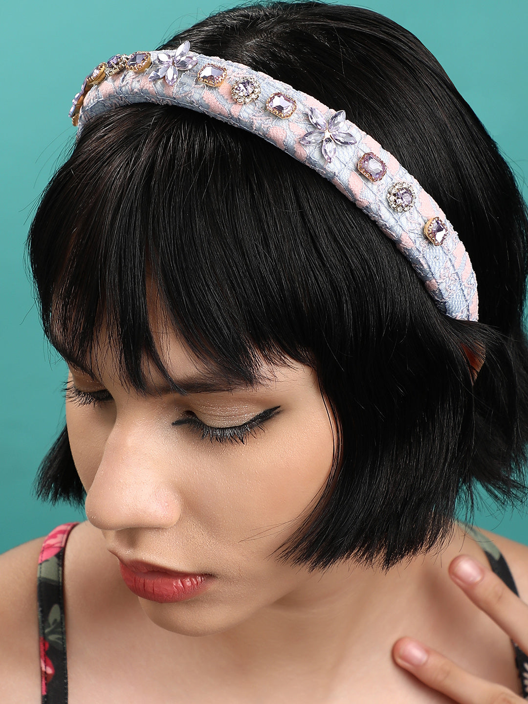 Purple Color Hairband-Hair Accessory