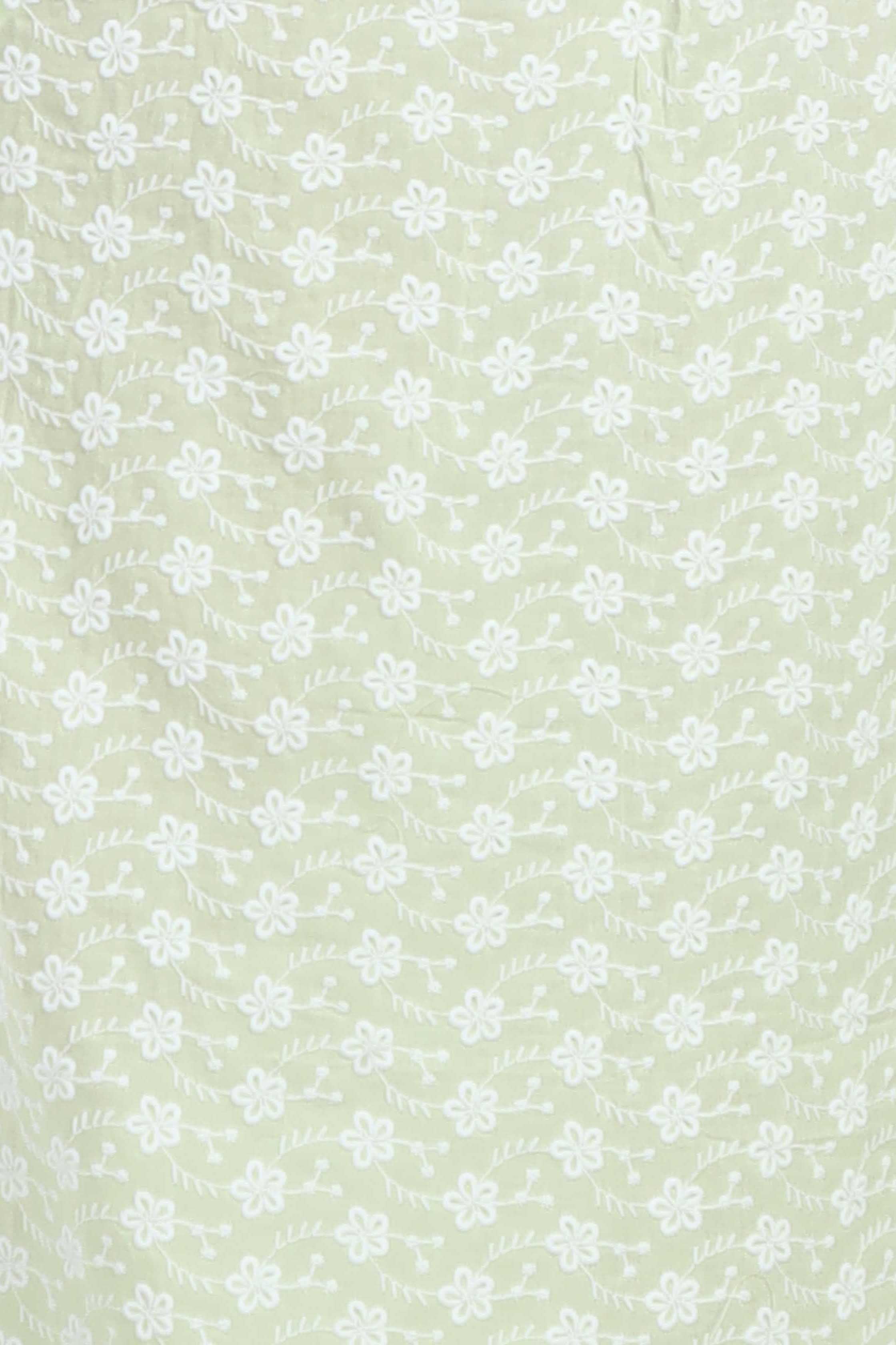 Mint Green Chikankari Sabrina-XL