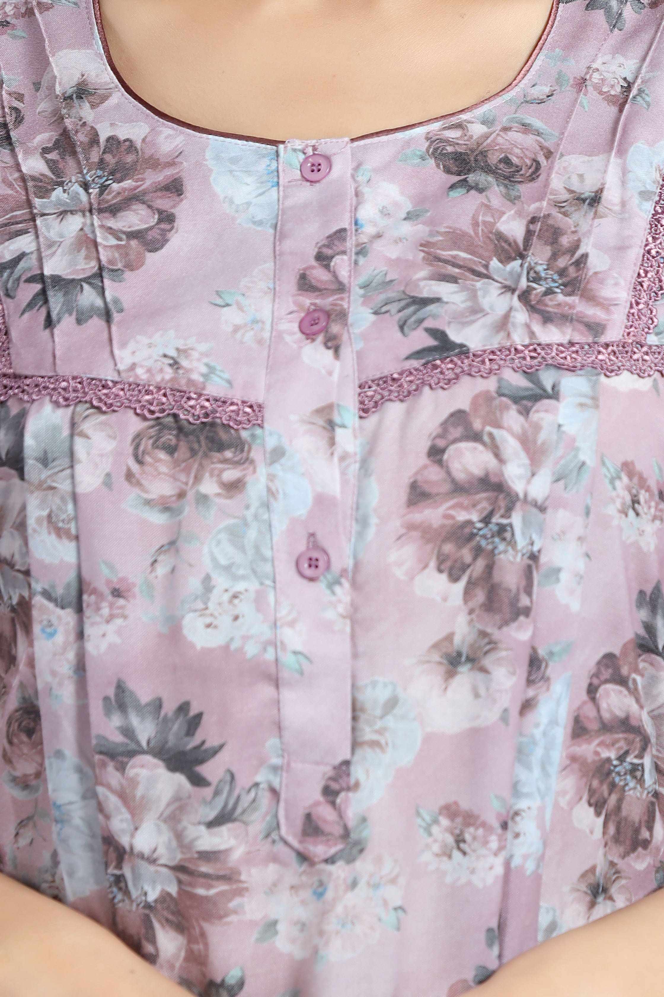 Digital Pearl Pink Reyon Anchal-M