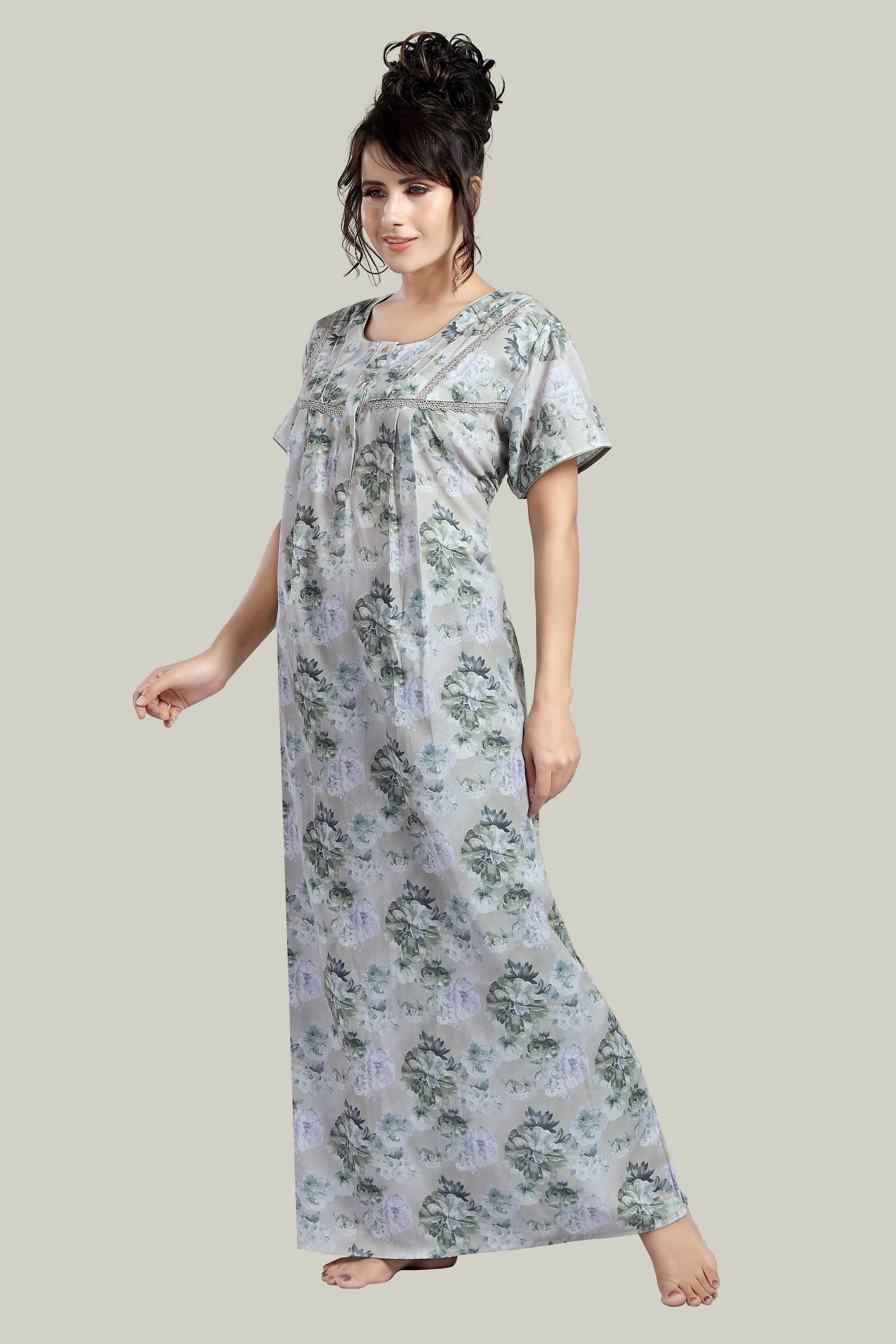 Digital Pearl Grey Reyon Anchal-M