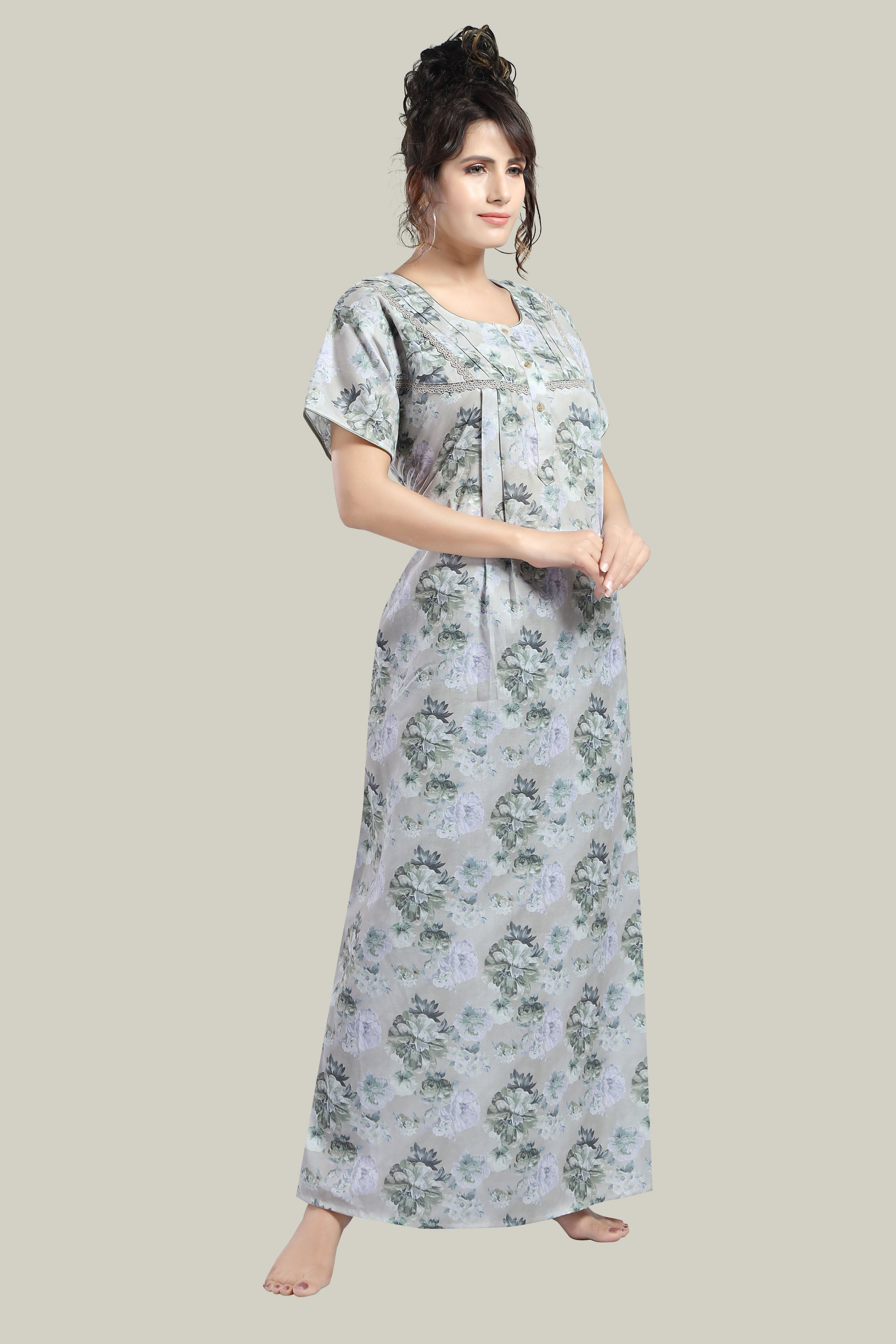 Digital Pearl Grey Reyon Anchal-M