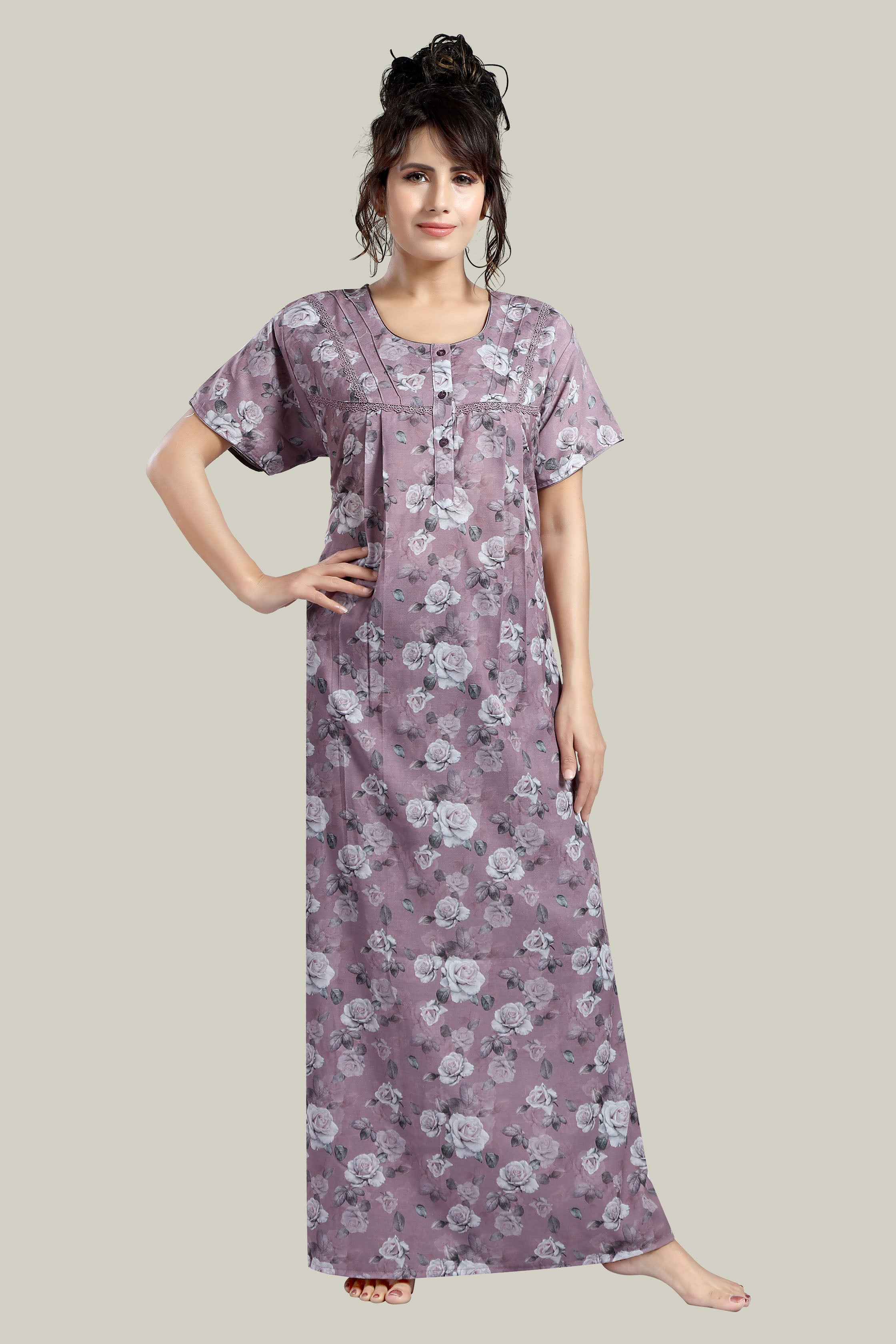Digital Pearl Wine Reyon Rihana-M