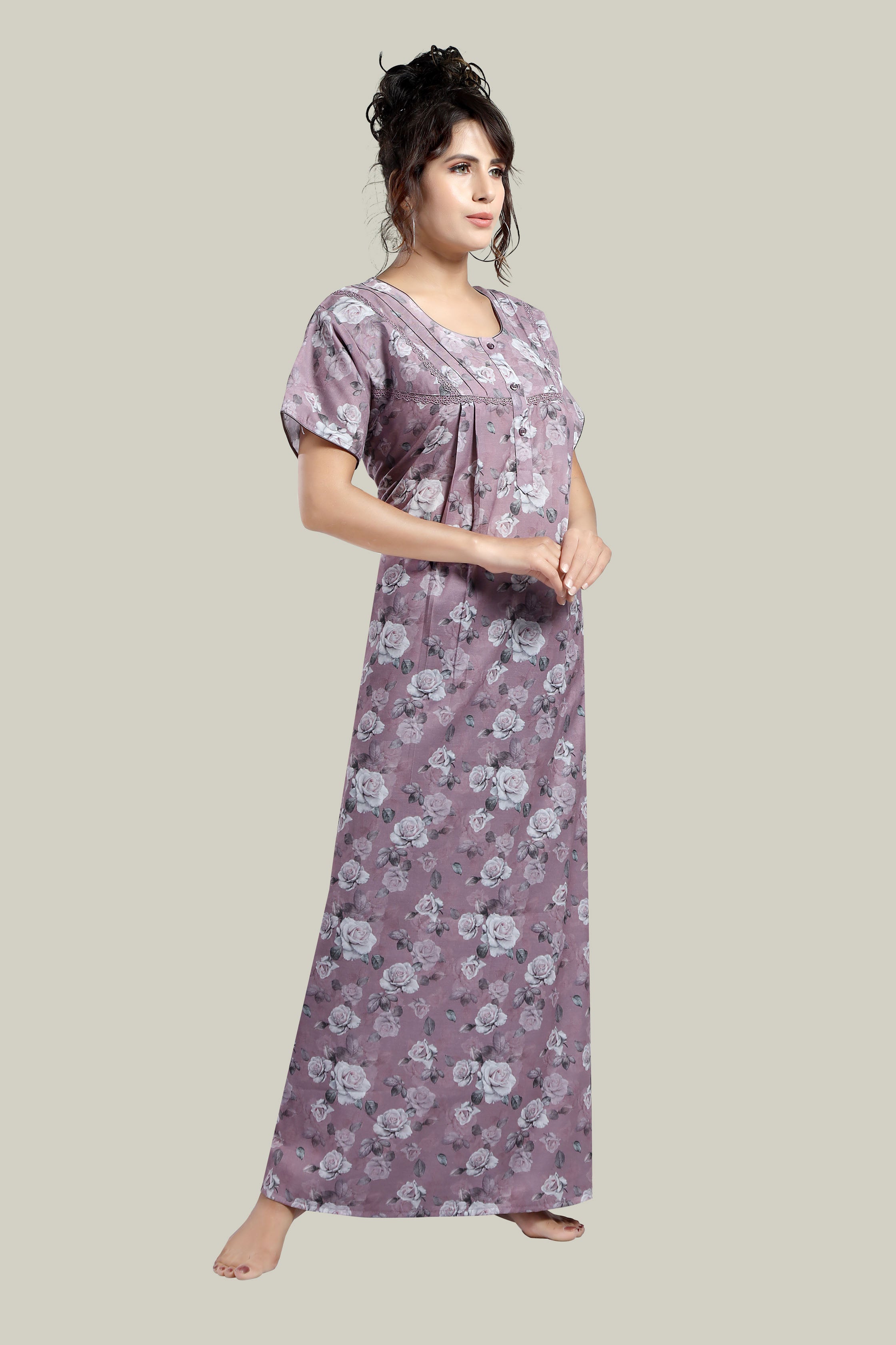Digital Pearl Wine Reyon Rihana-M