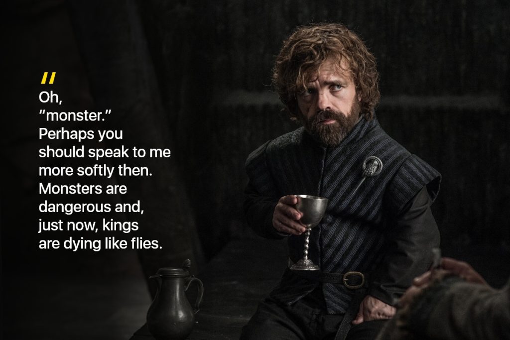 tyrion lannister quotes describing himself