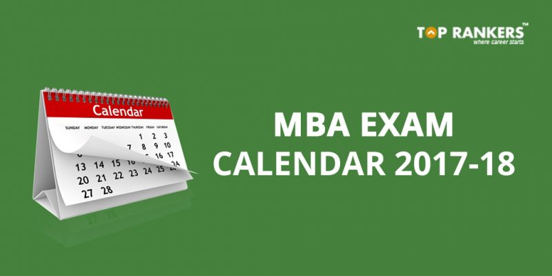 MBA Exam Calendar 2017-2018