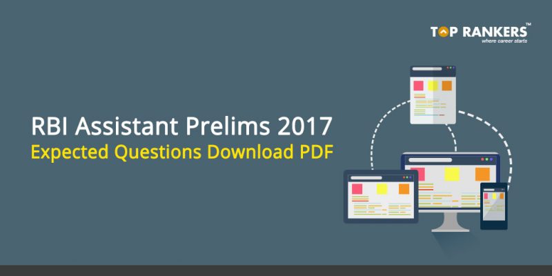 RBI Assistant Prelims Expected Questions - Download PDF
