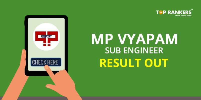 MP Vyapam Sub Engineer Result