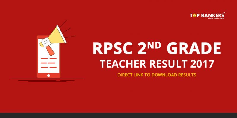 RPSC 2nd Grade Teacher Result 2017
