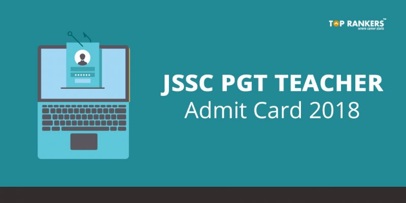 JSSC PGT Teacher Admit Card
