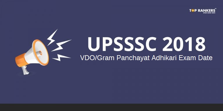 UPSSSC VDO Exam Date