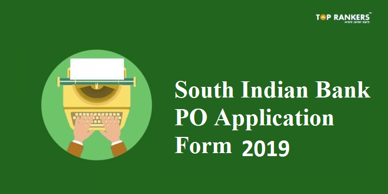 South Indian Bank PO Application Form