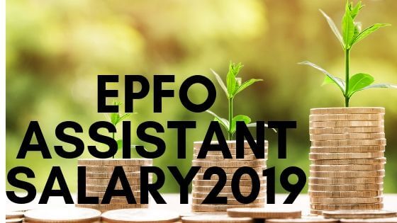 epfo assistant salary