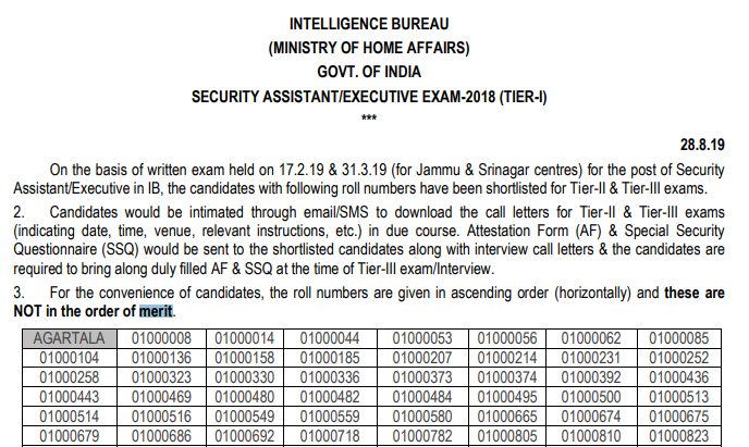 IB Security Assistant Result