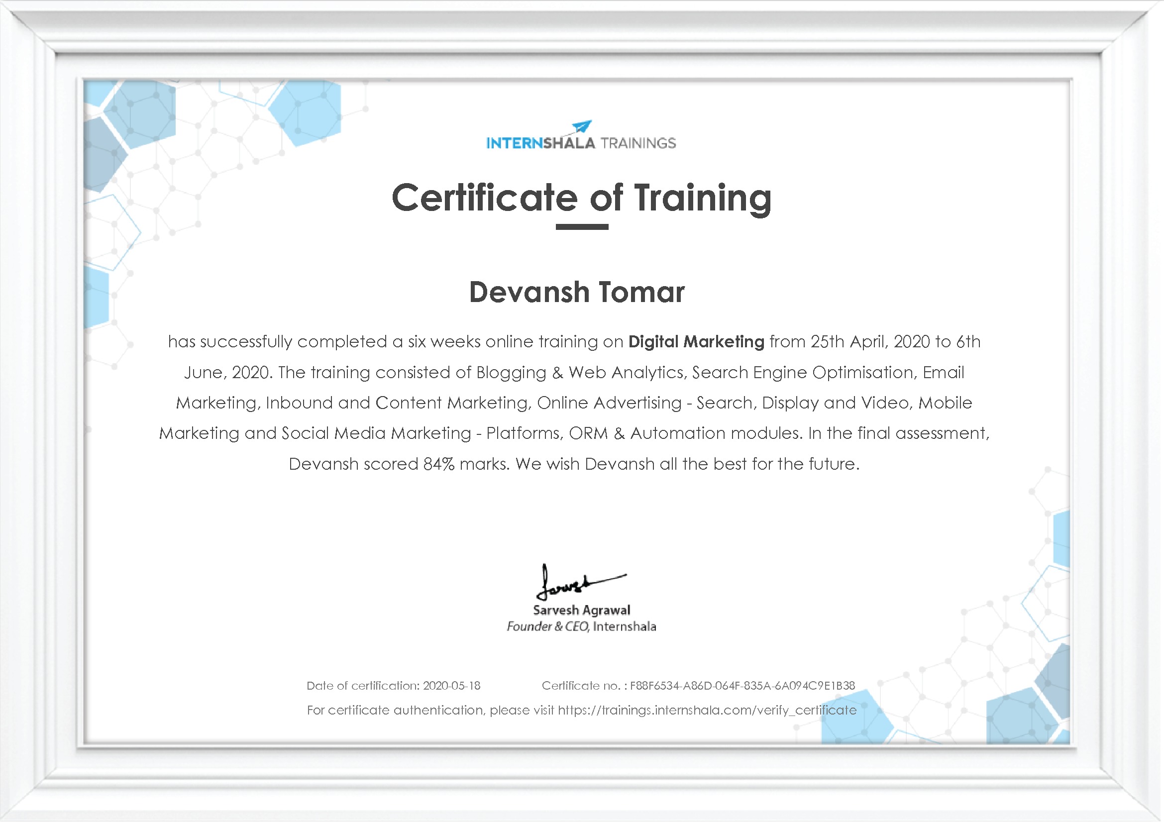 Devansh Tomar – LinkedIn Ghostwriter for B2B Marketing Agency Founders ...