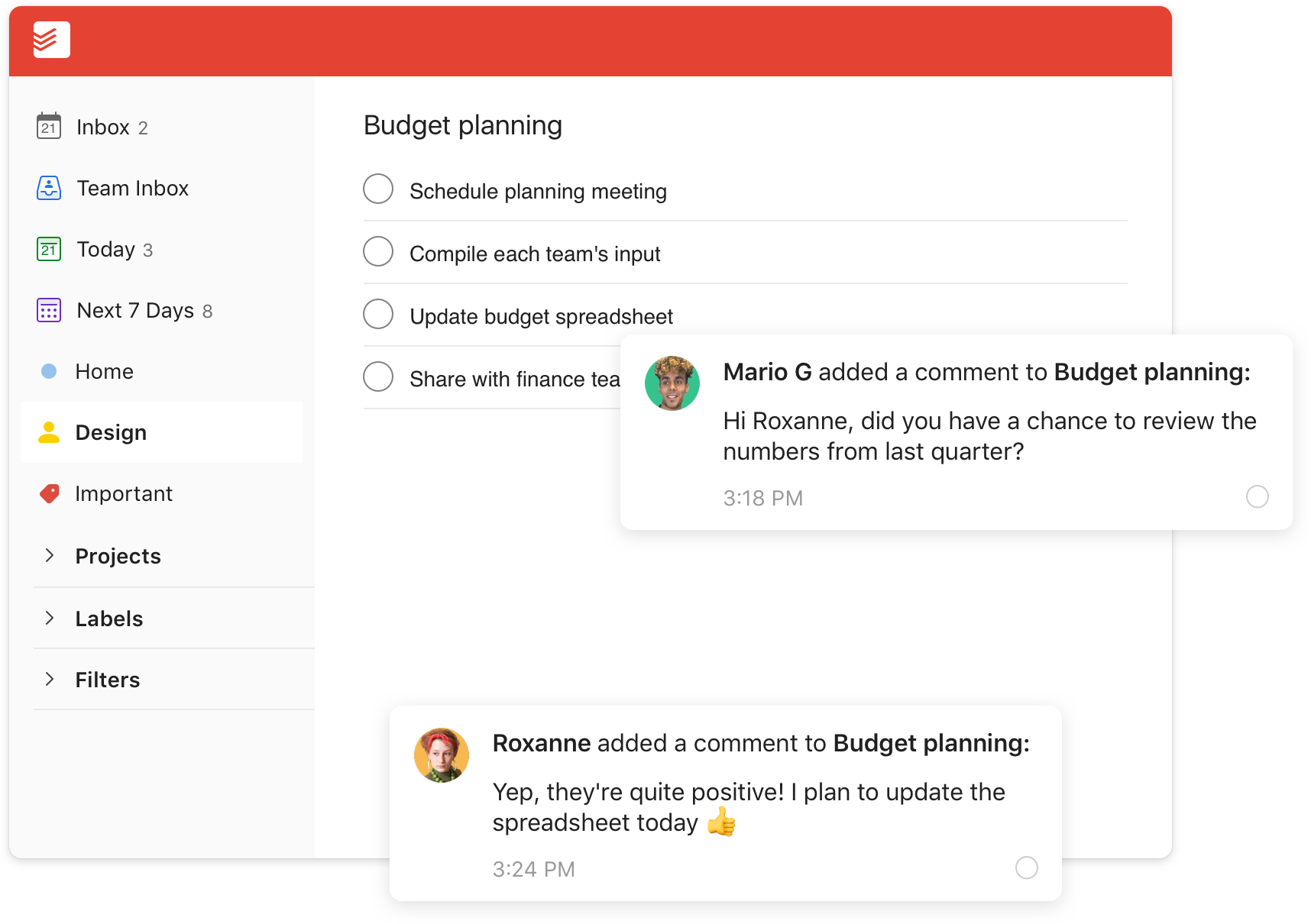 todoist set recurring task