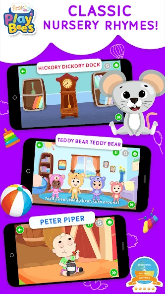 FirstCry PlayBees  Nursery Rhymes, Stories, Games For Kids