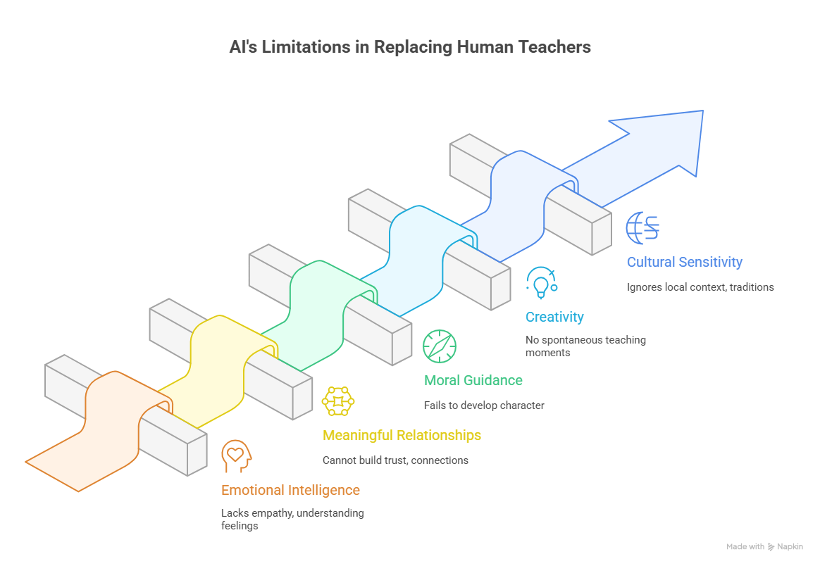 AI's Limitations in Replacing Human Teachers