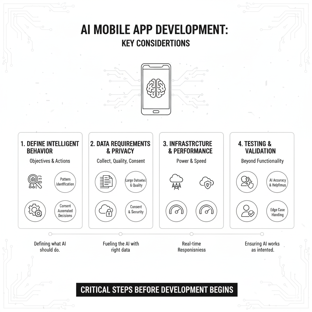 Mobile AI App Development Key Considerations
