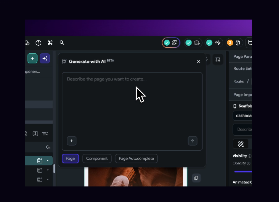 FlutterFlow AI image to Component
