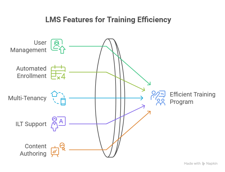 LMS Features for Training Efficiency