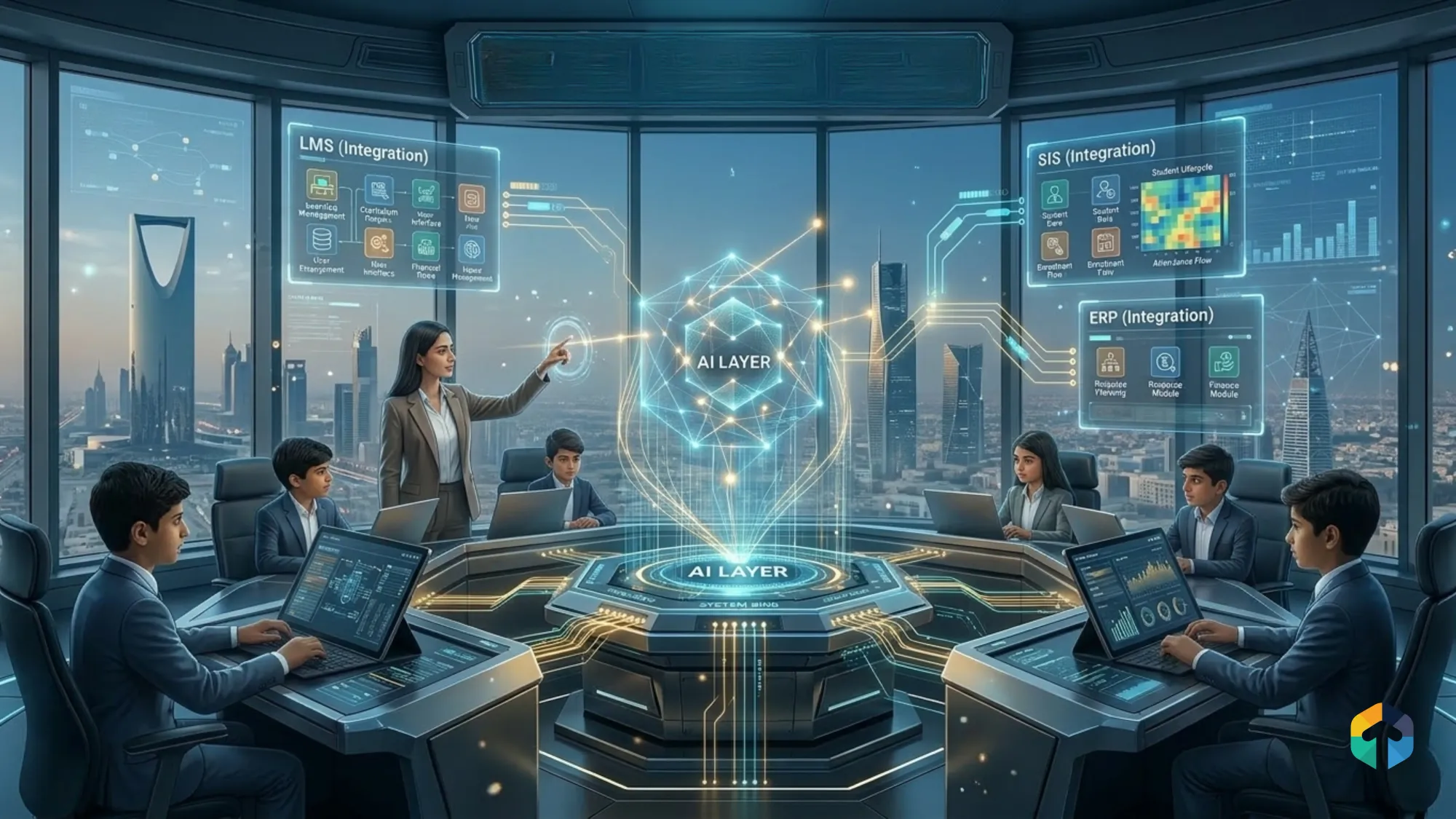 How to Build an AI Layer on Top of Your Existing School Systems (LMS, SIS, ERP)